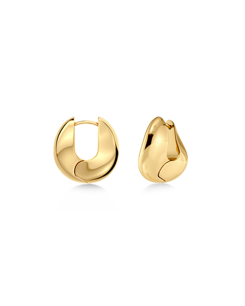 Azura Hoops L Gold earrings Gold