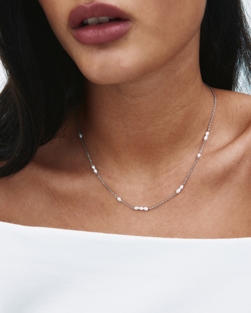Breeze Necklace Multi Silberhalsketten Silber
