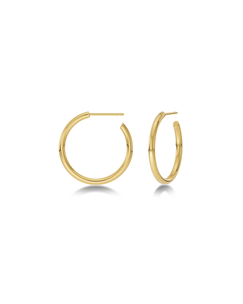 Hoops Earrings Medium Creolen Gold