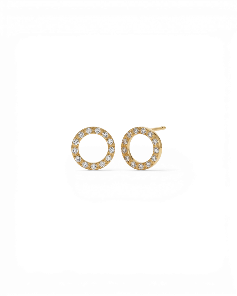 Glow Studs Mini Stiftörhängen Guld