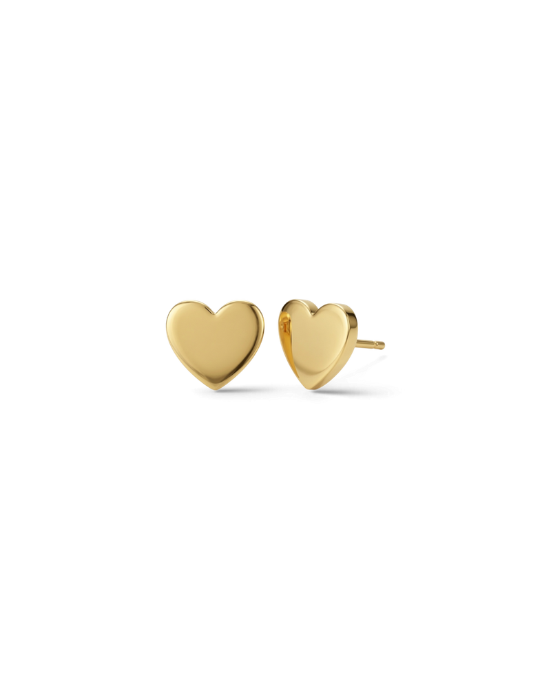 Pure Heart Studs Oorknopjes Zilver