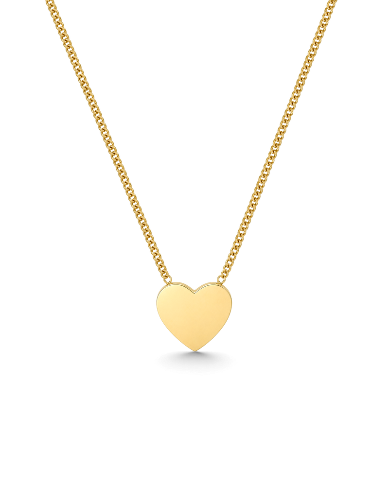 Pure Heart Necklace Guldhalskæder Guld