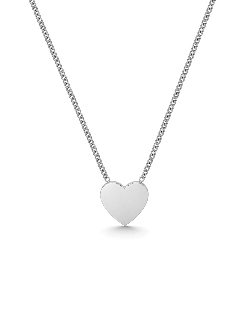Pure Heart Necklace Hopeiset kaulakorut Hopea