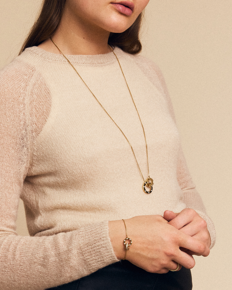 Ida Necklace Long Kultakaulakorut Kulta