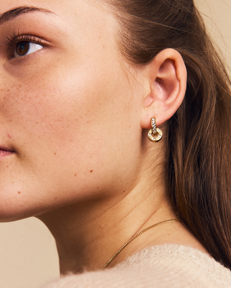 Ida Orbit Earrings Guldörhängen Guld