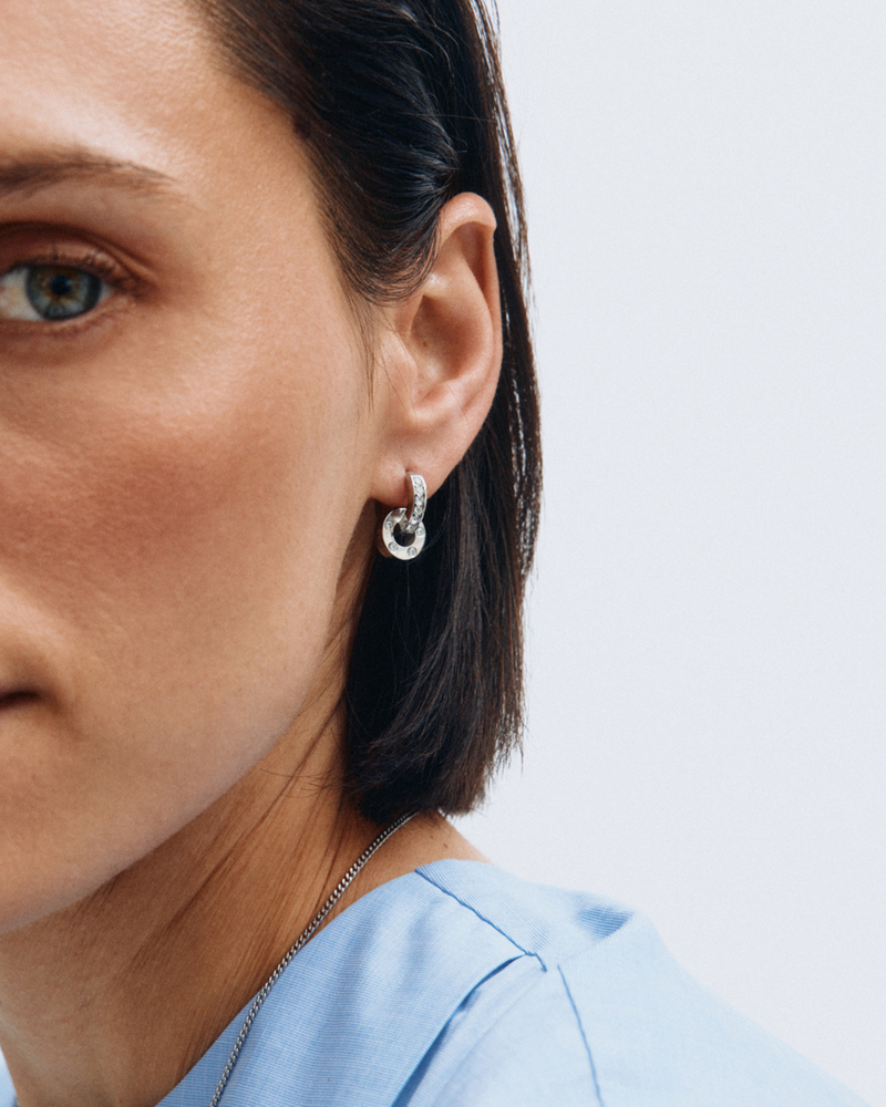 Ida Orbit Earrings Silberohrringe Silber