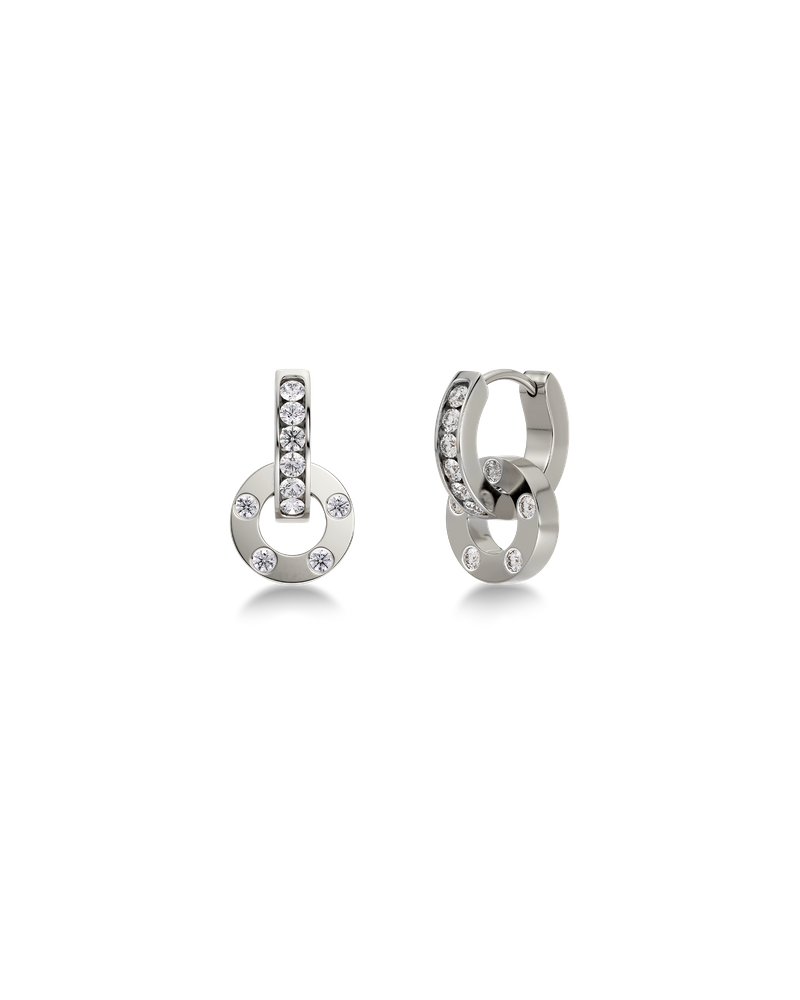 Ida Orbit Earrings Silberohrringe Silber
