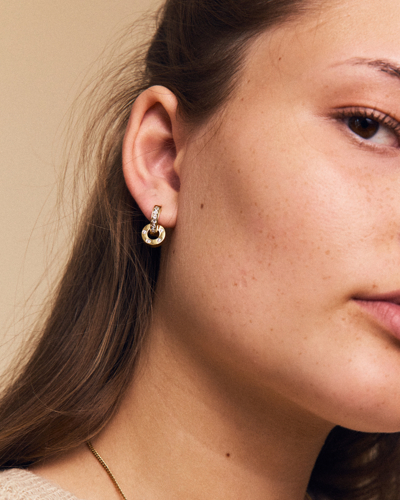 Ida Orbit Earrings Guldörhängen Guld