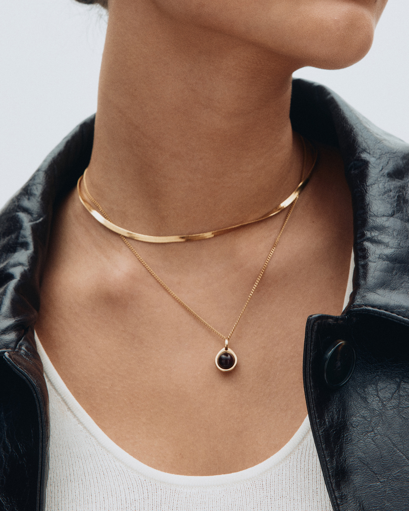 Herringbone Chain 40 cm Gold jewellery Gold