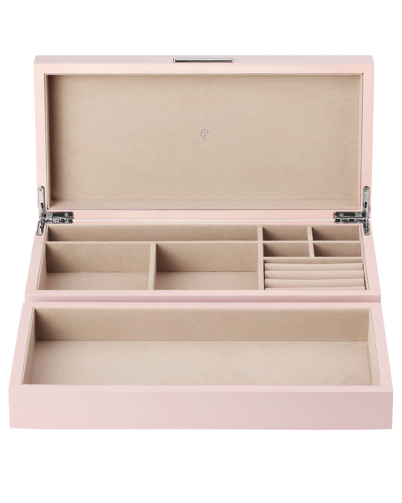 Jewellery Box L Classics Rosa/Sølv