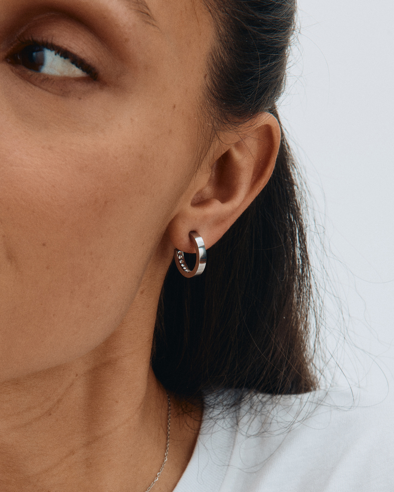 Monaco Earrings Mini Silver earrings Silver