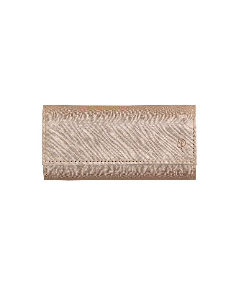 Jewellery Roll Small Korujen säilytys Beige/Kulta