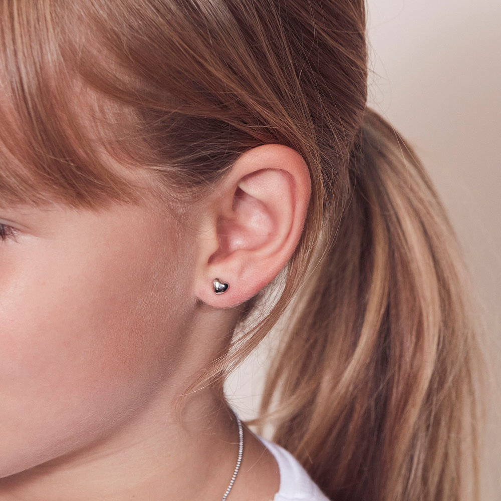 Barley Studs Kids Studs Silver