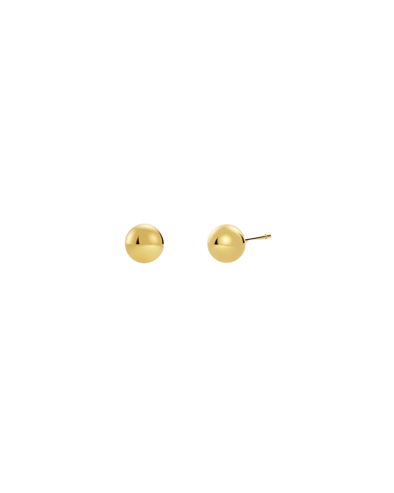 Plain Studs S Stiftörhängen Guld