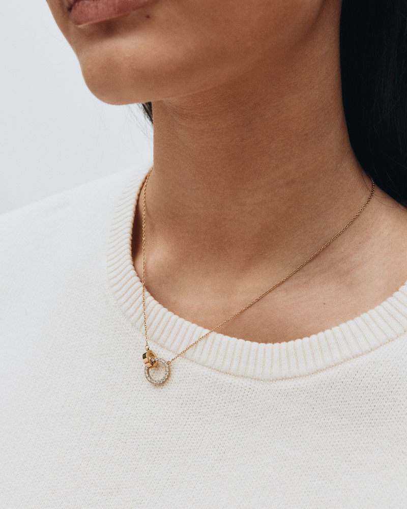 Eternal Orbit Necklace Gold necklaces Gold