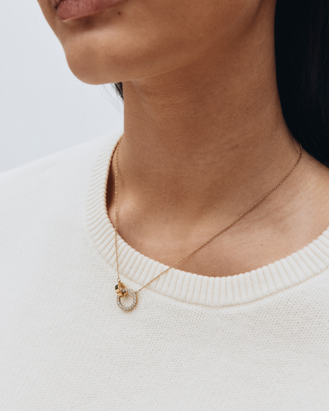 Eternal Orbit Necklace Classics Guld