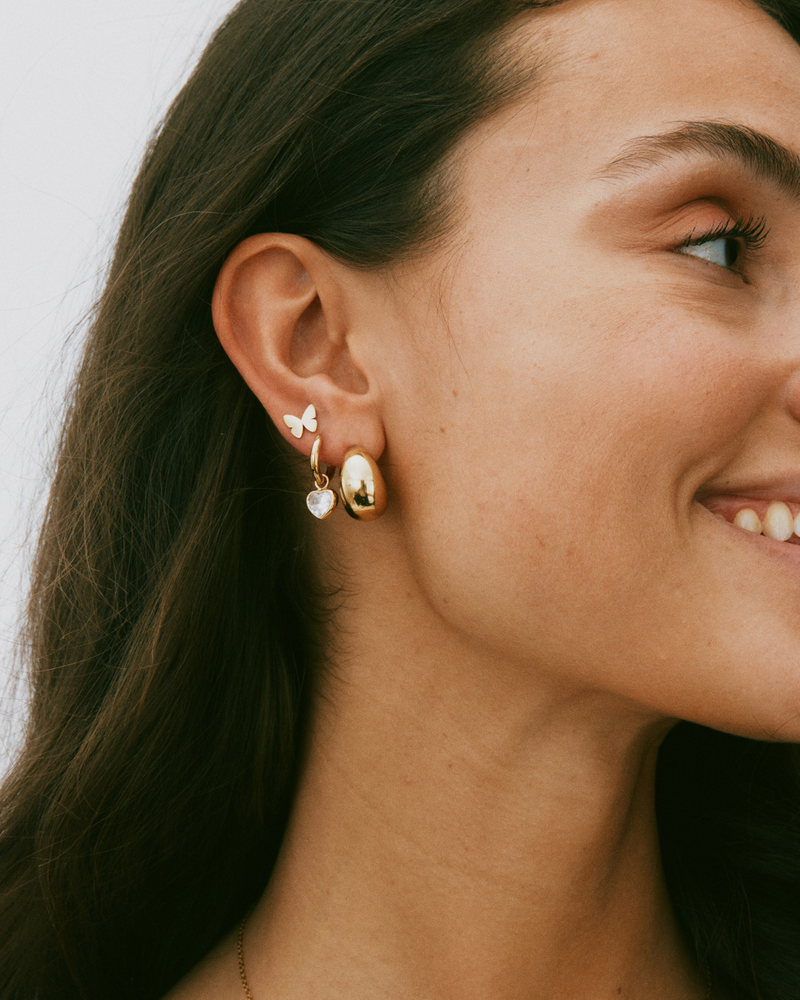 Papillon Studs Studs Gold
