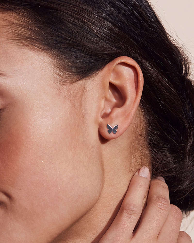 Papillon Studs Studs Silver