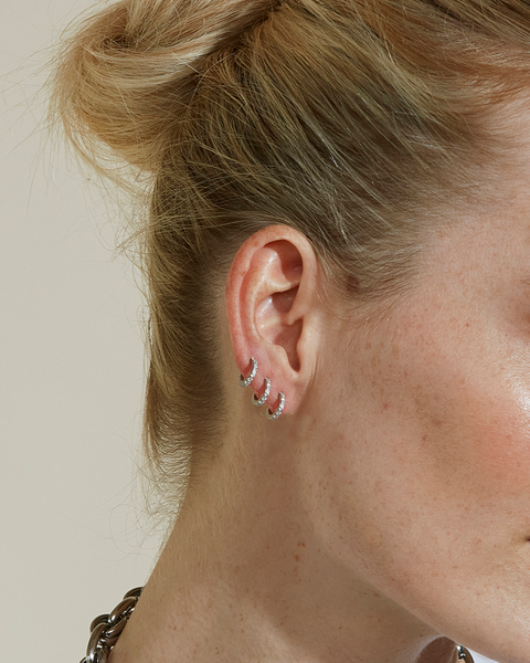 Glow Earrings Mini Classics Silver