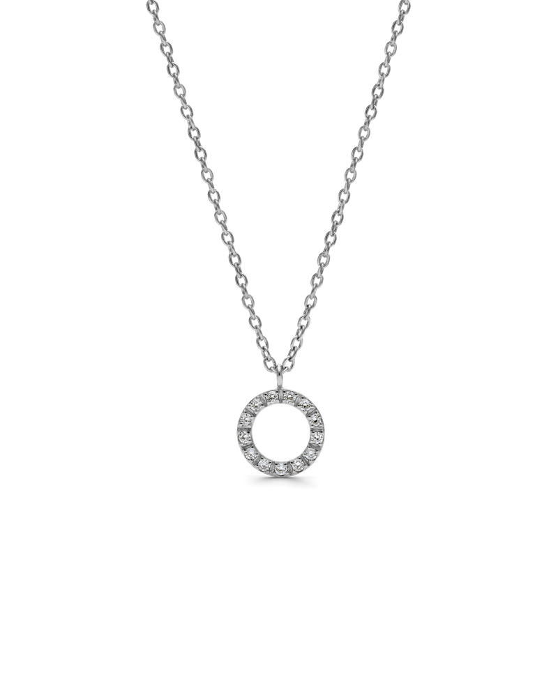 Glow Necklace Mini Halskæder i sølv Sølv
