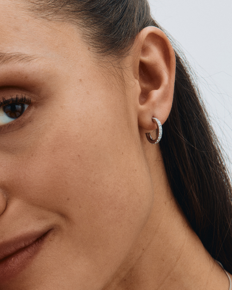 Glow Earrings Silberohrringe Silber