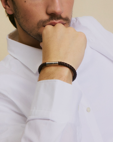 Franky Bracelet Leather Bestsellers Brun/Guld