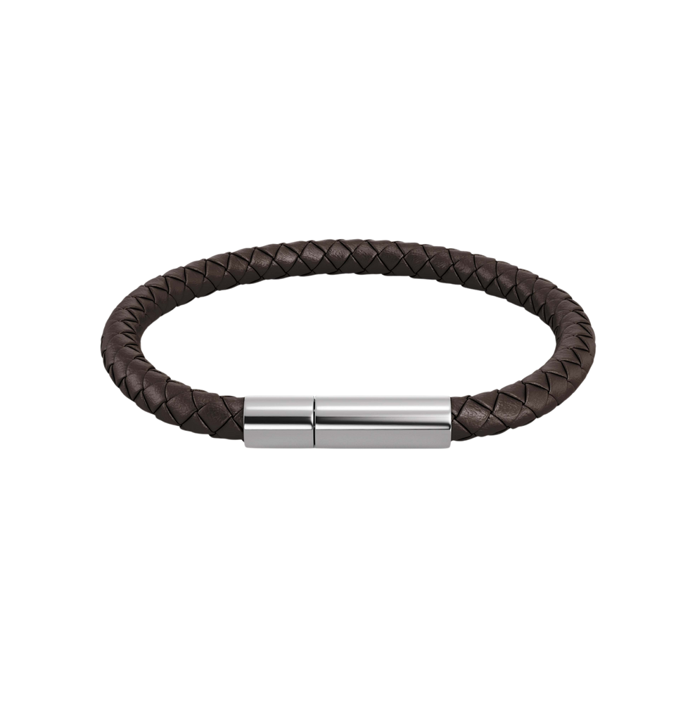 Franky Bracelet Leather För honom Brun/Guld