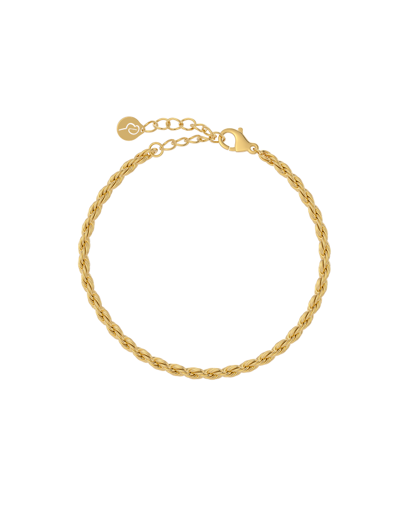 Rope Chain Bracelet Guldarmband Guld
