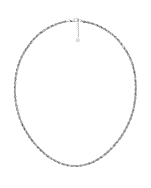 Rope Chain Necklace Classics Silver