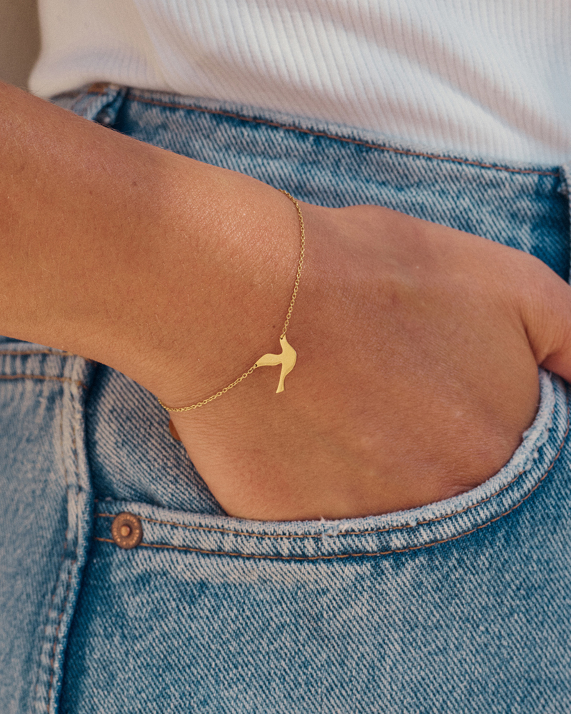 Dove Bracelet Gold bracelets Gold