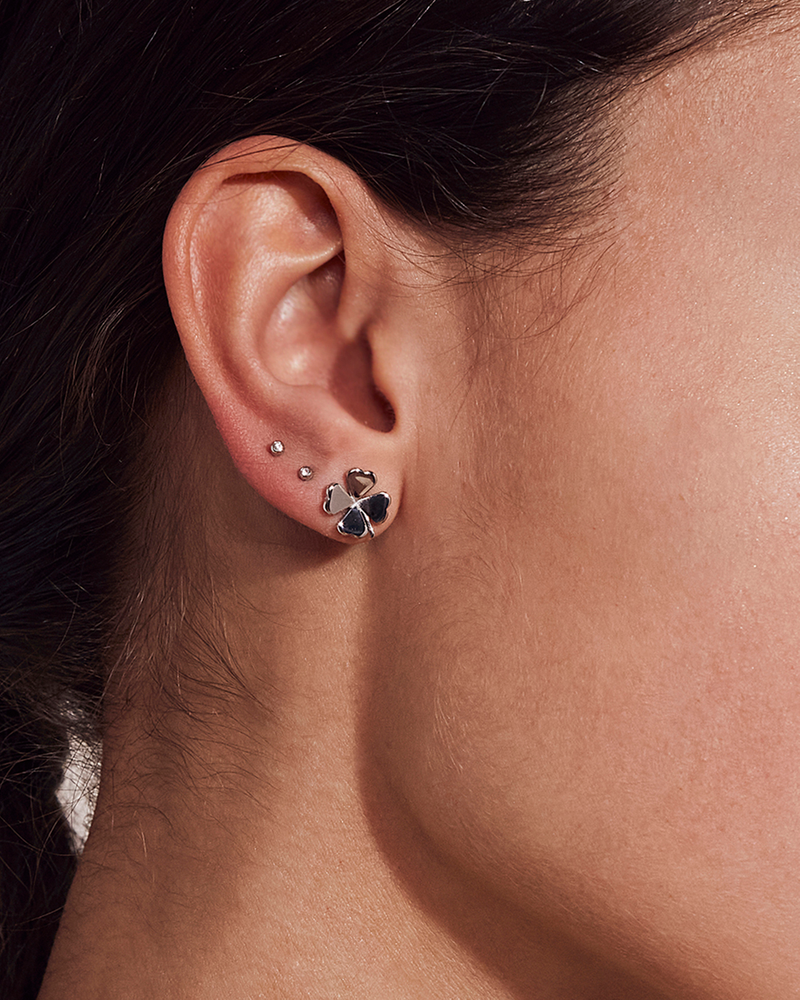 Lucky Studs Studs Silver