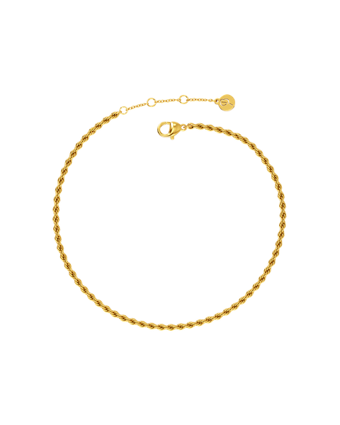 Rope Anklet Classics Guld