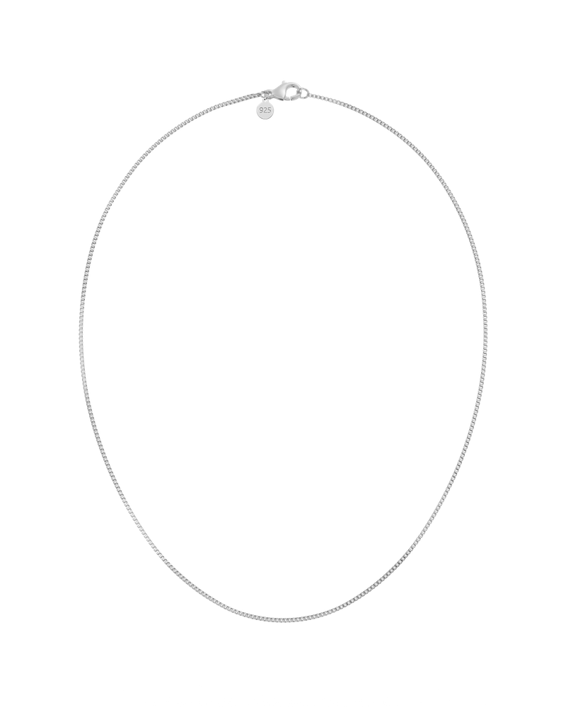 Box Chain 42 cm Charm bracelets Silver