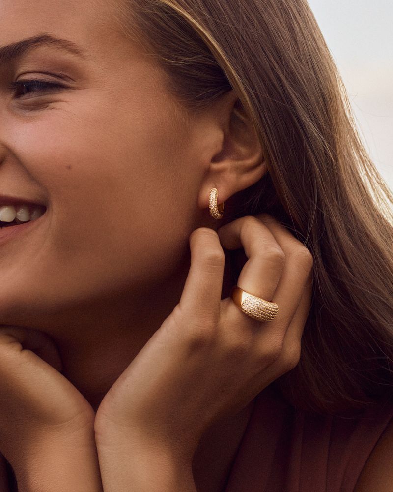 Luxe Hoops Hoops Gold