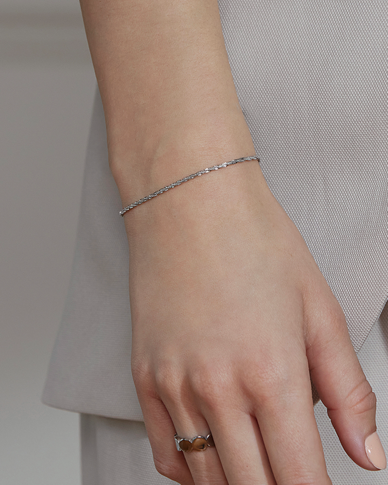 Tinsel Thin Bracelet Silver bracelets Silver
