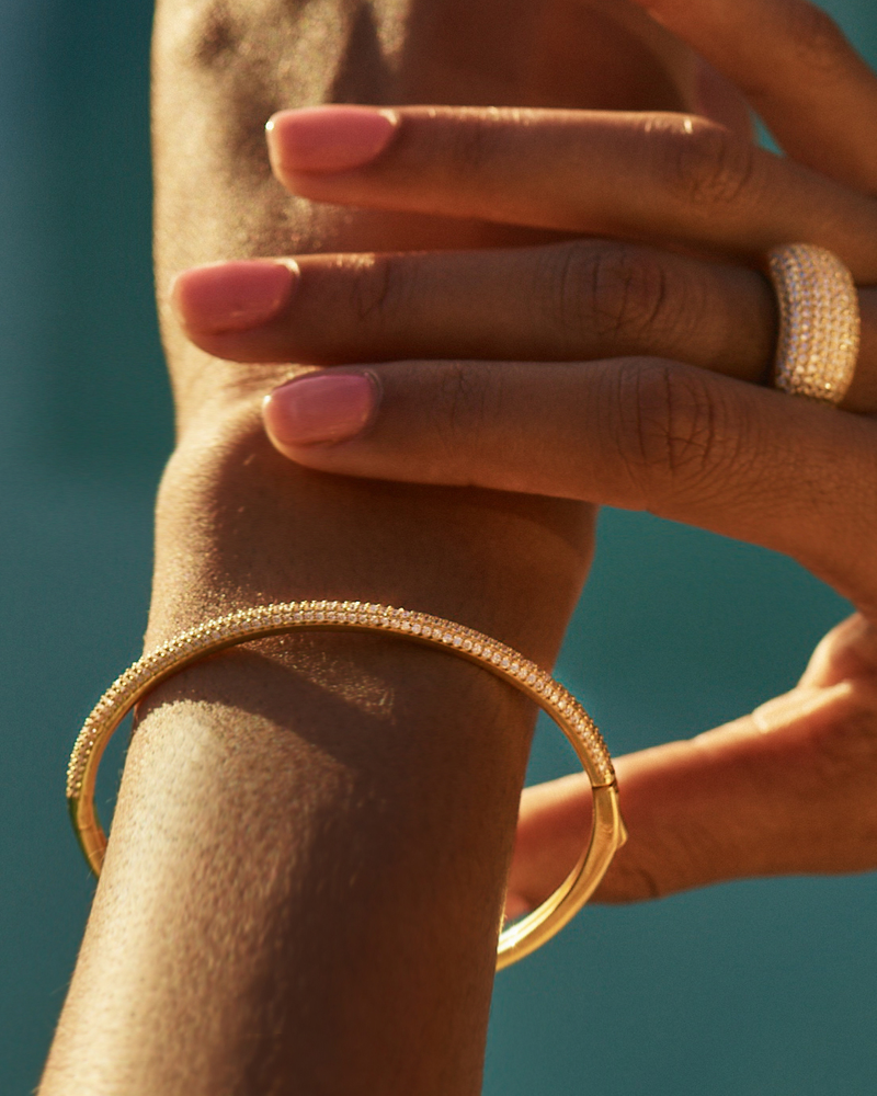 Luxe Bangle undefined Gold