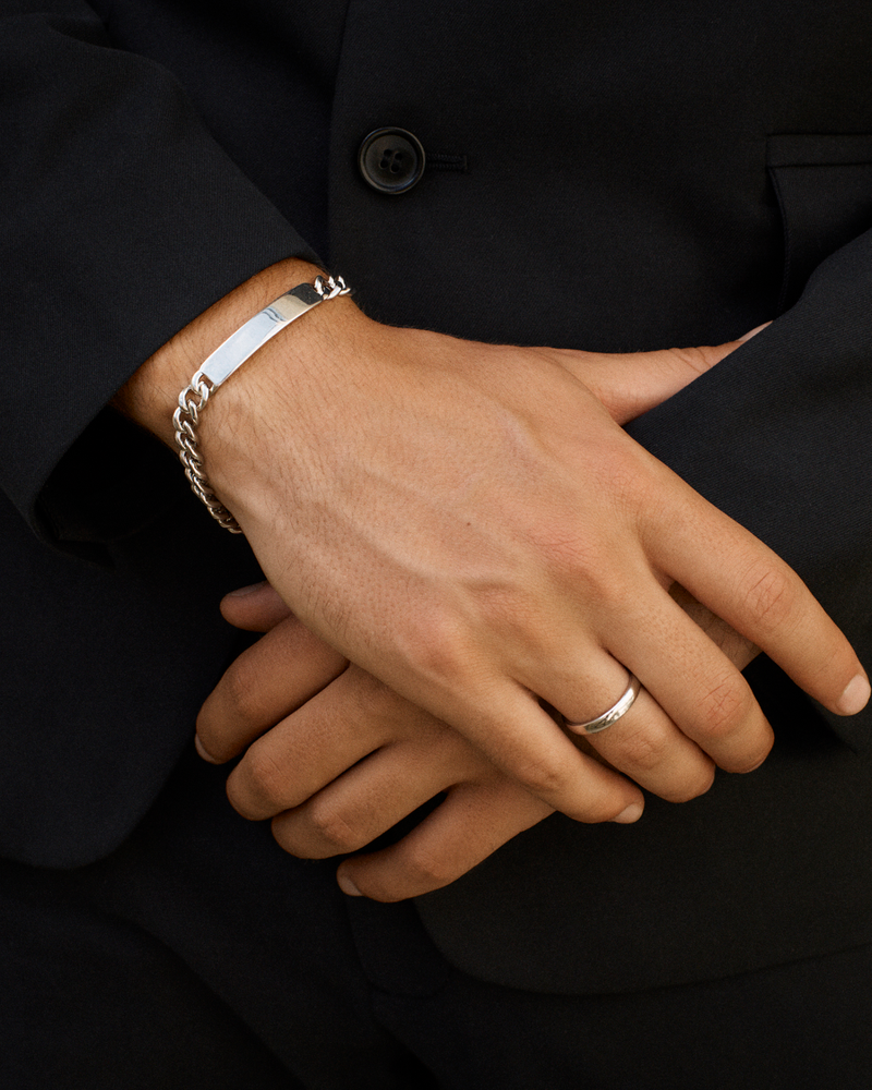 Become Bracelet His Silberarmbänder Silber