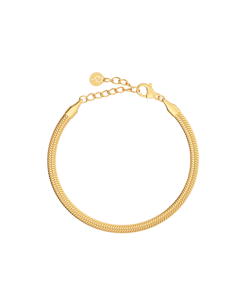 Herringbone Bracelet Guldarmband Guld