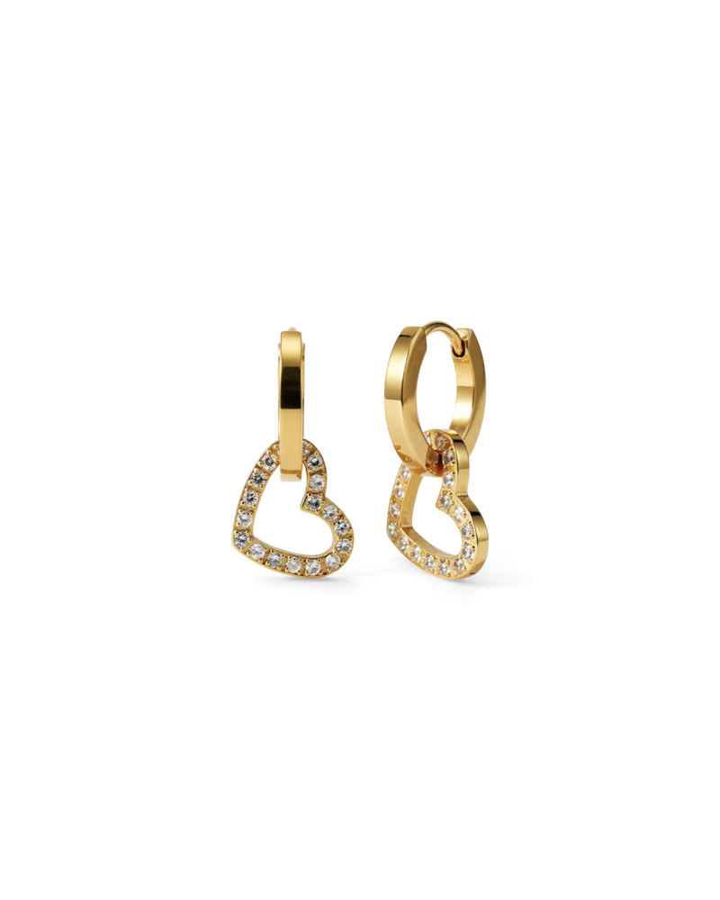 Eternal Heart Earrings Gold earrings Gold