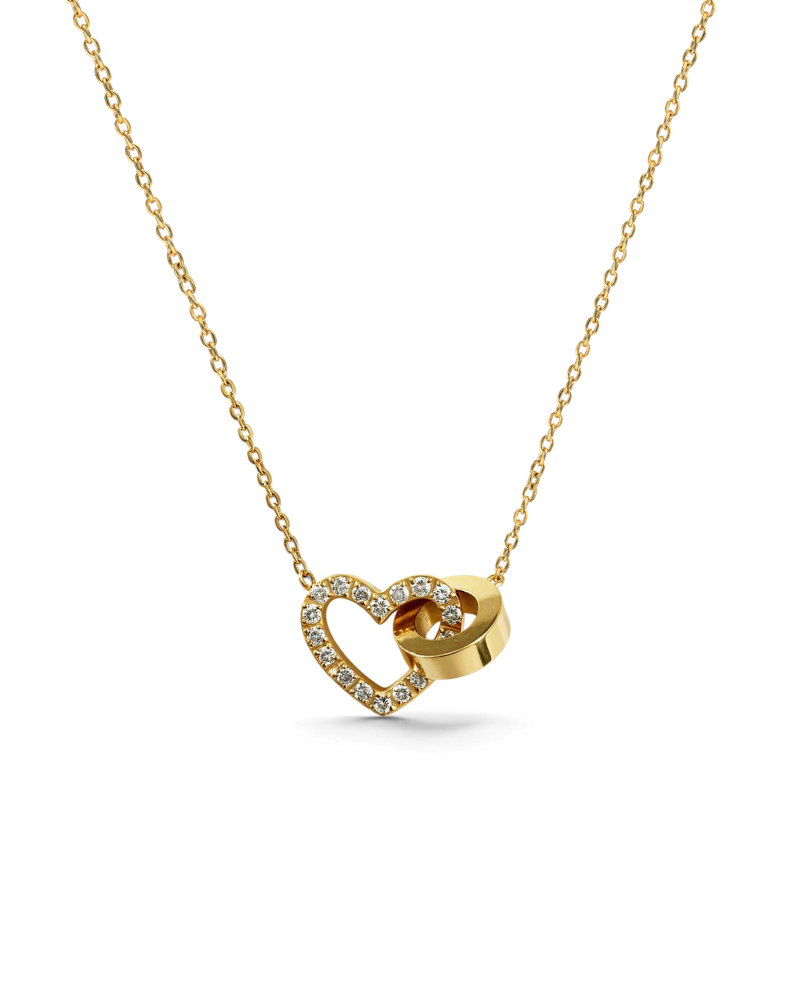 Eternal Heart Necklace Guldhalskæder Guld