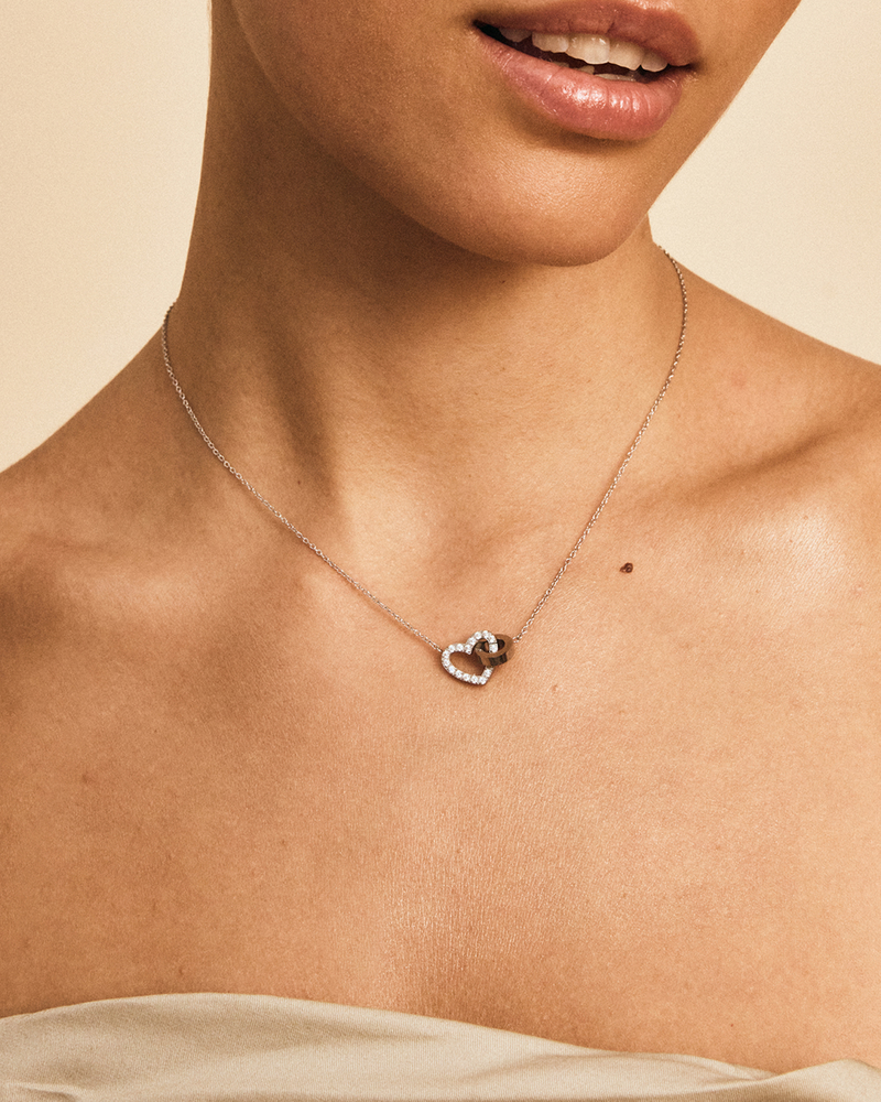 Eternal Heart Necklace Silverhalsband Silver