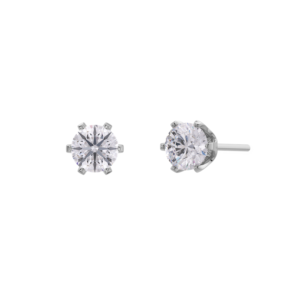One Studs Crown Mini Stiftörhängen Silver