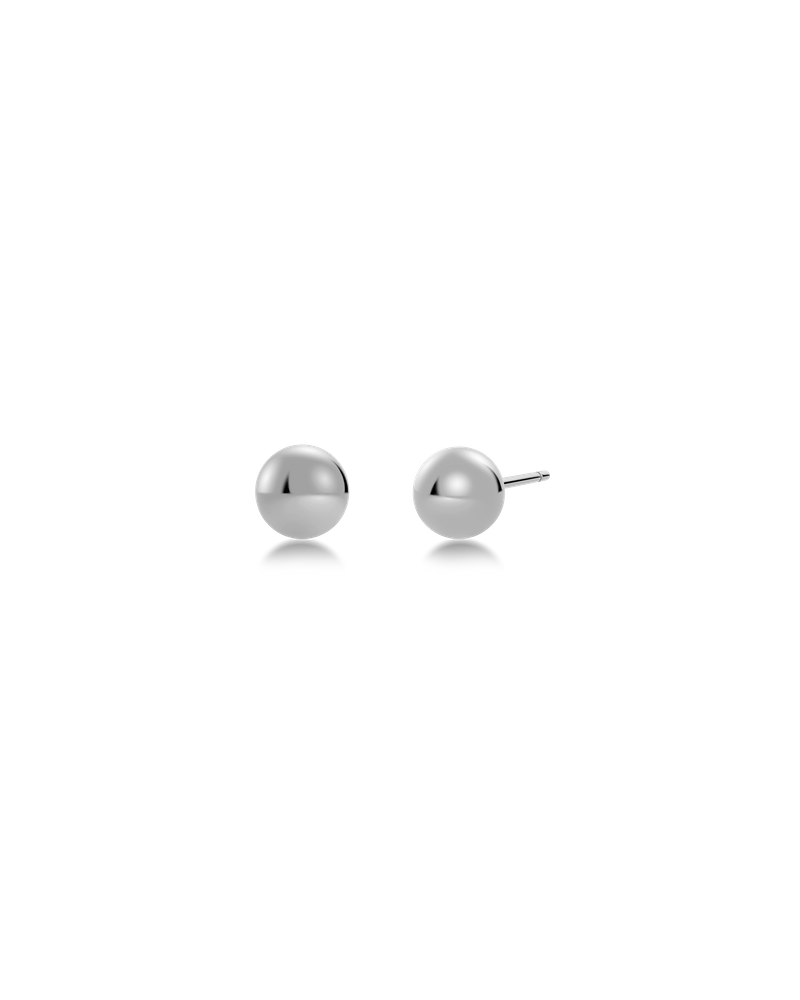 Plain Studs M Ørestikker Sølv