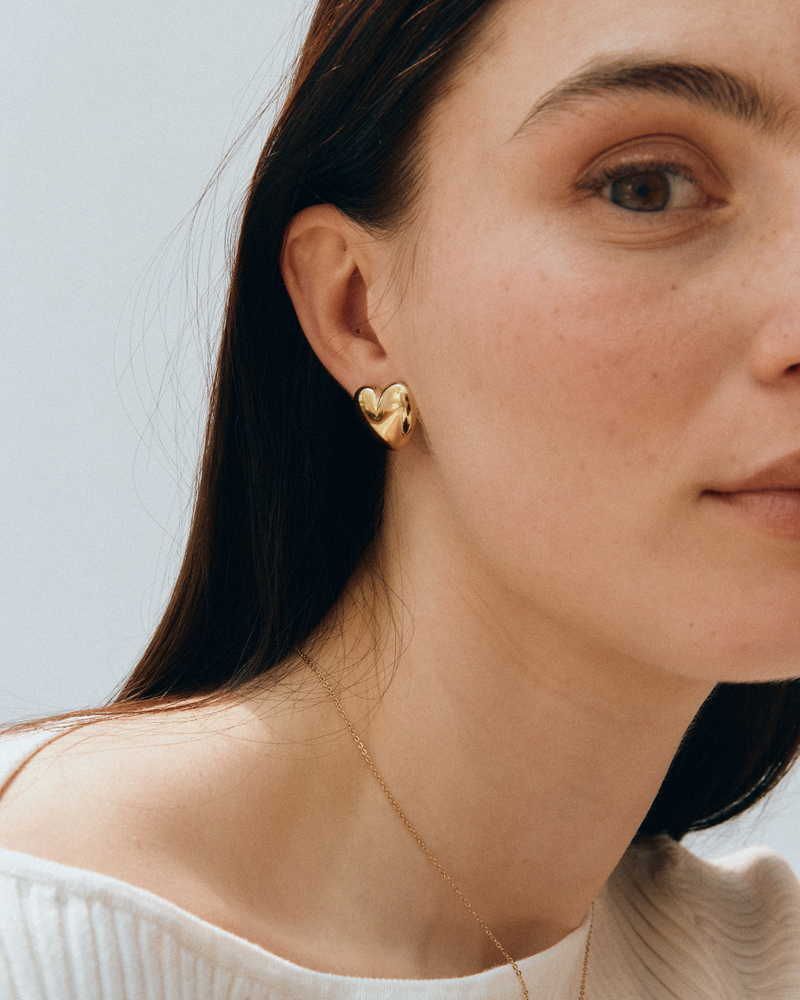Barley Studs L Nappikorvakorut Kulta