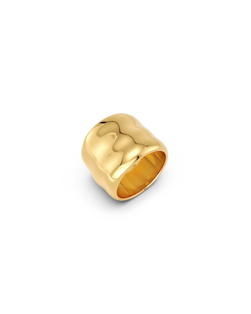 Flowy Ring undefined Guld