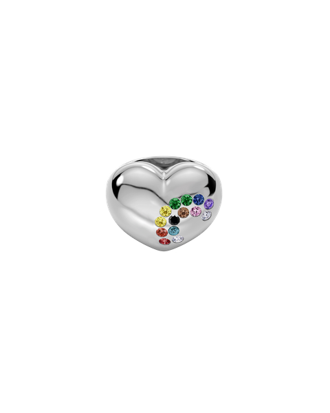 Rainbow Ring Maxi Jewellery Silver/Multi