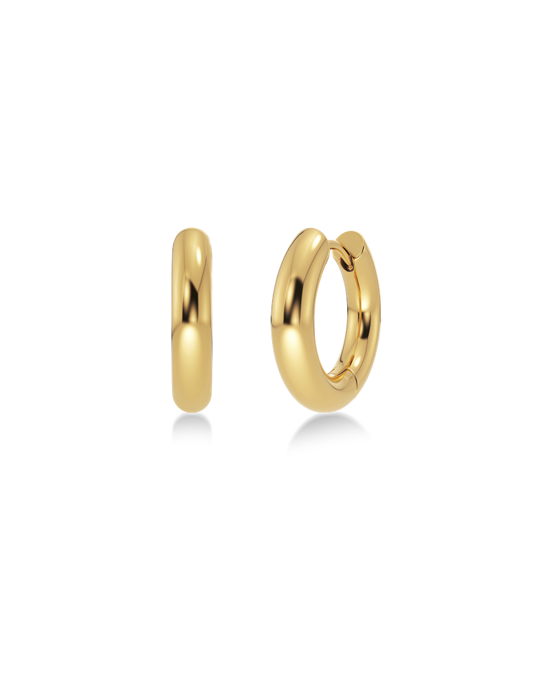 Chunky Hoops L Rengaskorvakorut Kulta