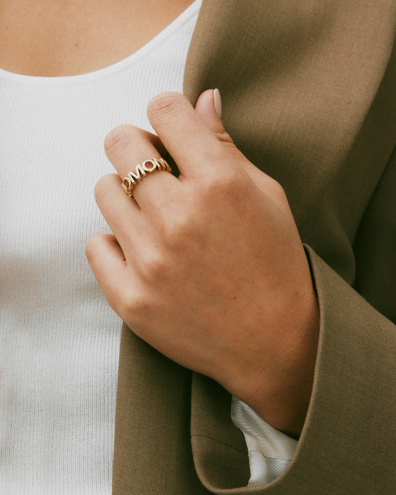 Mom Multi Ring Für Mama Gold