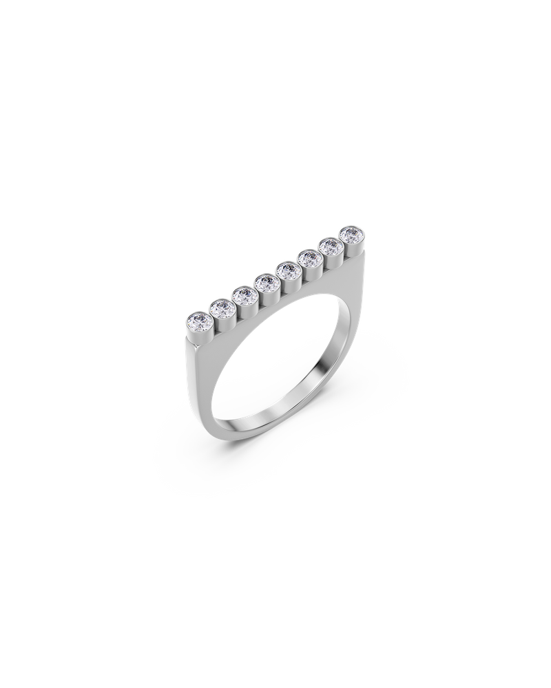 Twiggy Ring CZ Silver rings Silver