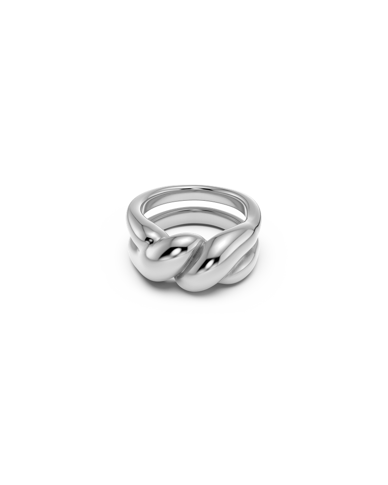Twist Ring Ringe i sølv Sølv
